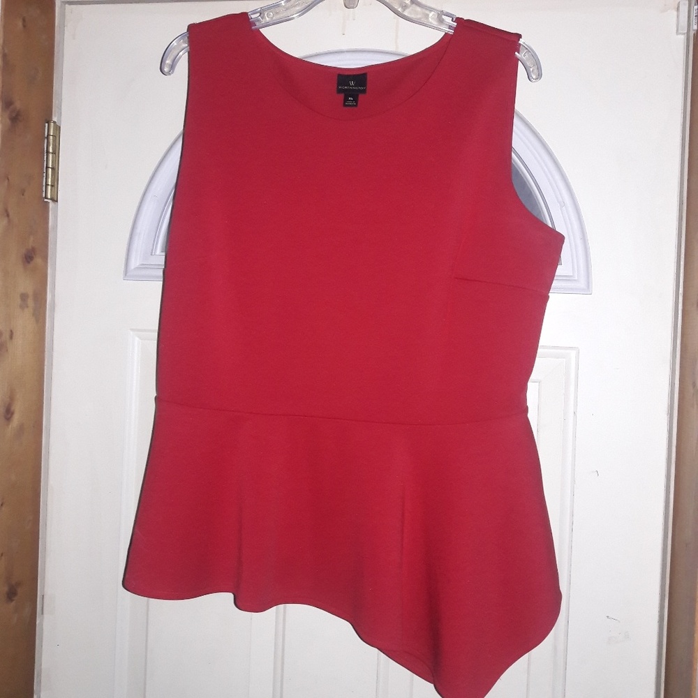 Red Hot Asymmetrical Top